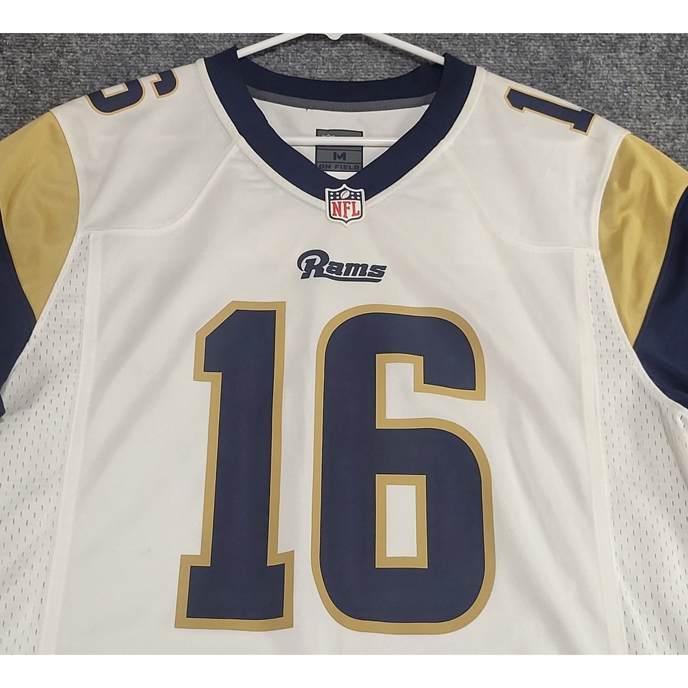 Nike Los Angeles Rams Jared Goff #16 On-Field White NFL Jersey Men's Size Medium - Picture 4 of 14